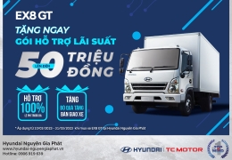 Bùng nổ ưu đãi khi mua xe Hyundai Mighty EX8 GT