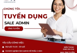 Tuyển dụng Sale Admin