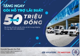 CƠ HỘI NHẬN NGAY GÓI HỖ TRỢ LÃI SUẤT LÊN ĐẾN 50 TRIỆU ĐỒNG KHI MUA XE HYUNDAI 