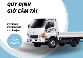 Quy định giờ cấm tải tại thành phố Hồ Chí Minh cập nhật mới nhất
