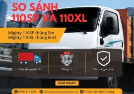 So sánh giữa Hyundai New Mighty 110SP và Hyundai New Mighty 110XL