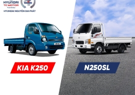 So sánh chi tiết Hyundai New Mighty N250SL và Kia K250