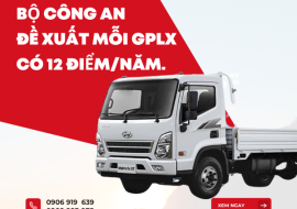 Bộ Công an đề xuất mỗi GPLX có 12 điểm/năm, hết điểm phải thi lại kiến thức