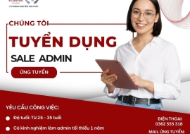 Tuyển dụng Sale Admin