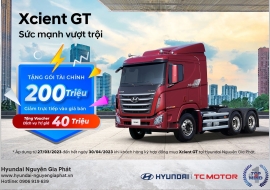 Mua xe đầu kéo Hyundai Xcient GT - Tặng ngay gói tài chính 200 triệu