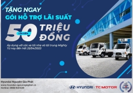 Hỗ trợ gói lãi suất lên tới 50 triệu đồng/xe đến hết ngày 25/4/2023