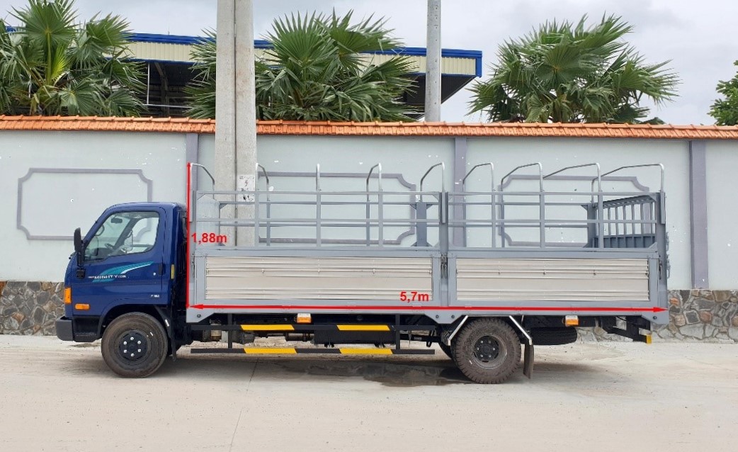 NEW MIGHTY 110SL - 7 TẤN - Thùng dài 5m7