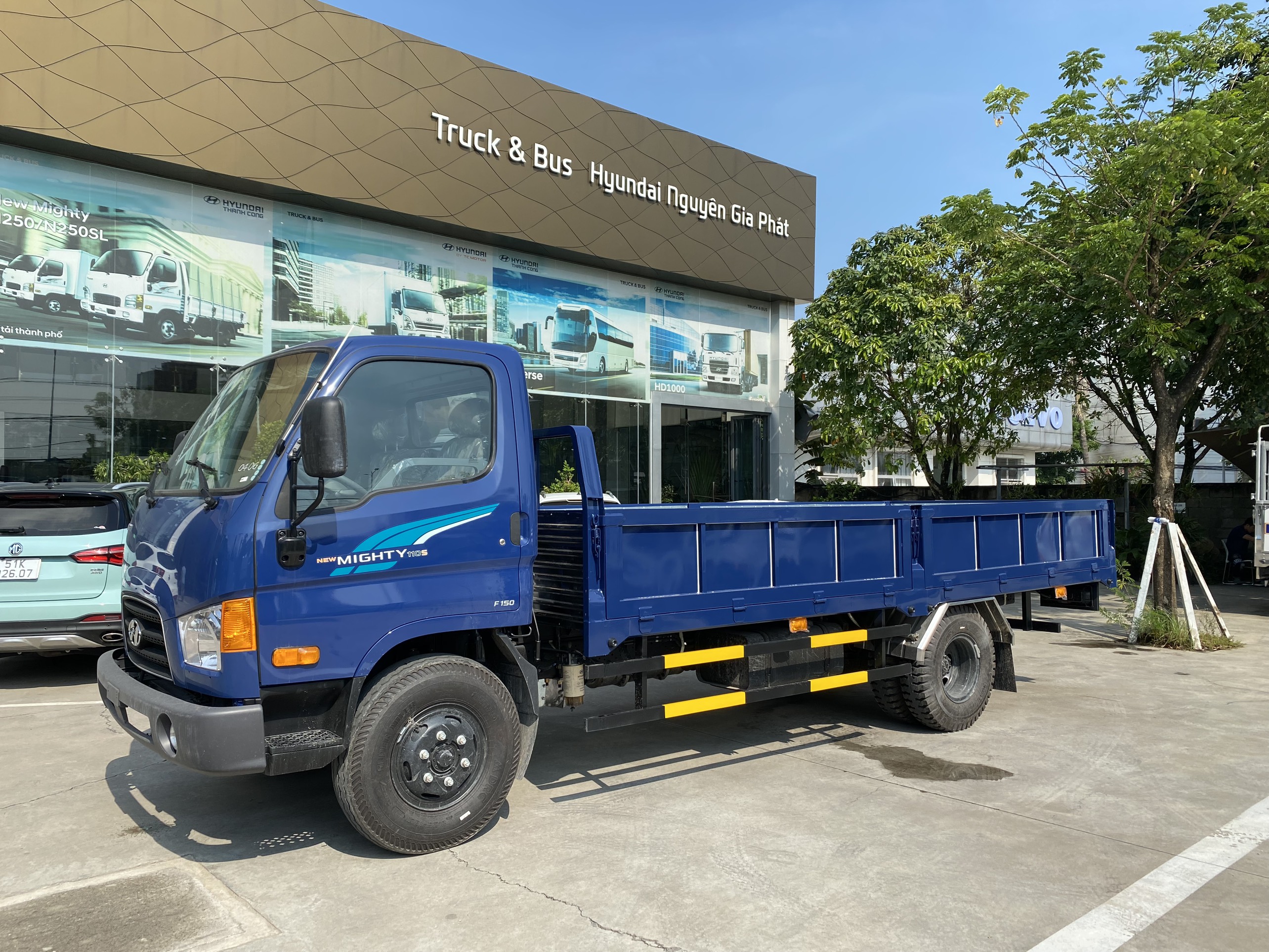 Xe tải Hyundai Mighty 110SP thùng lửng 